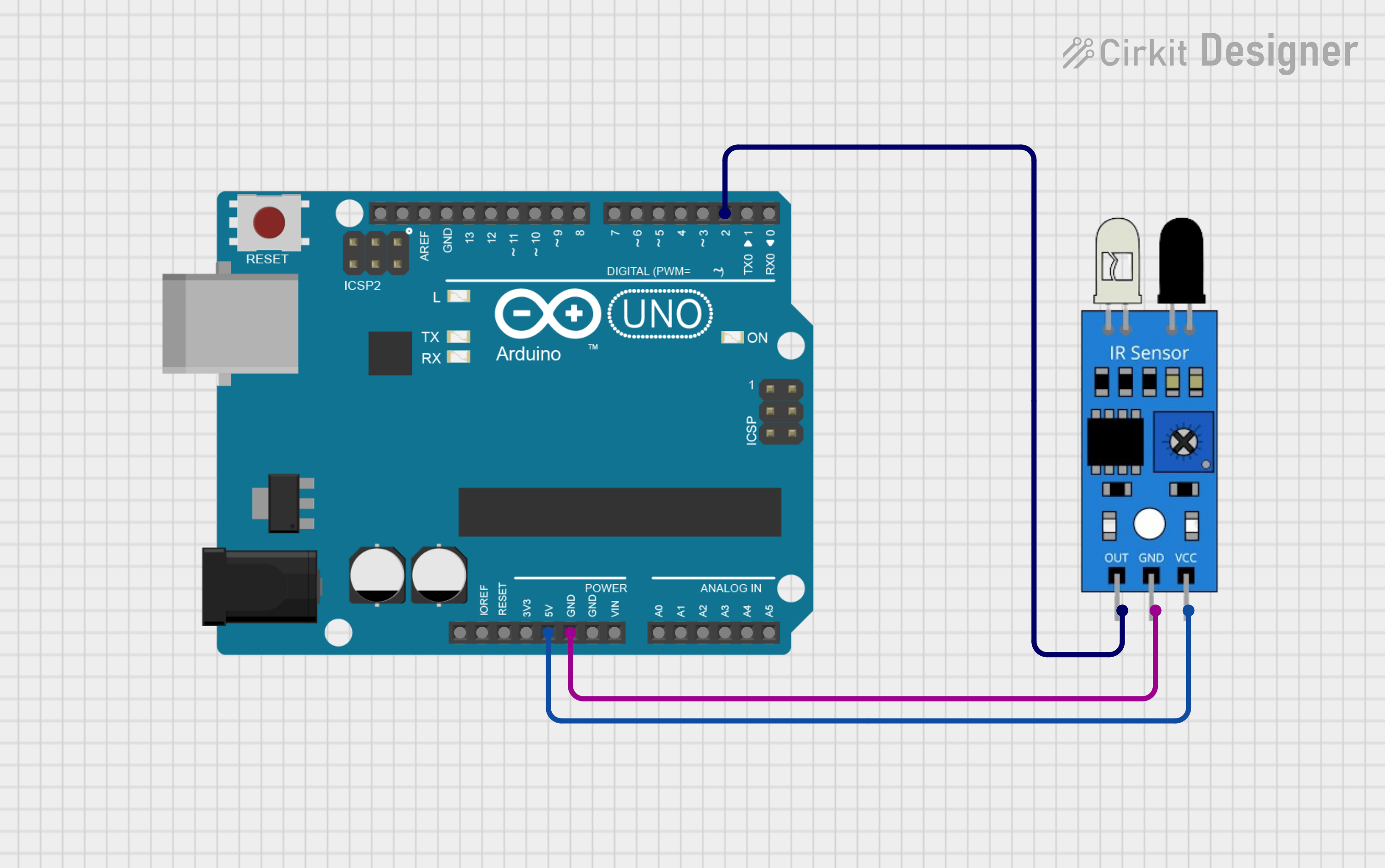 Image of Arduino UNO Based IR Sensor Interface