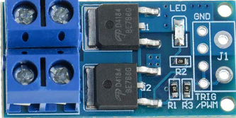 Image of MOSFET Trigger Switch (PWM, 5-30V, 15A [30A Max])
