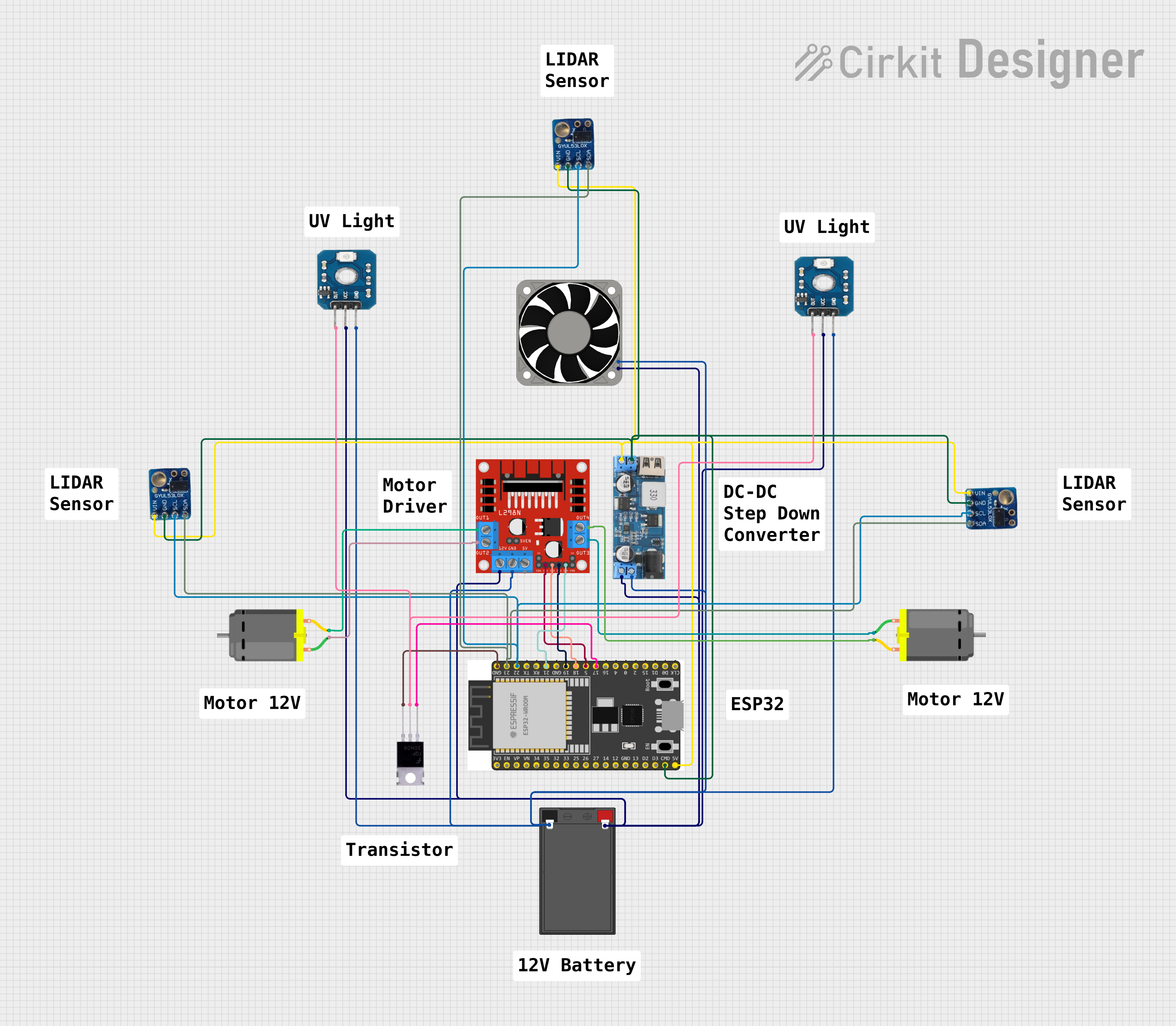 Image of Smart Cleaning Robot: A project utilizing 12A UBEC in a practical application