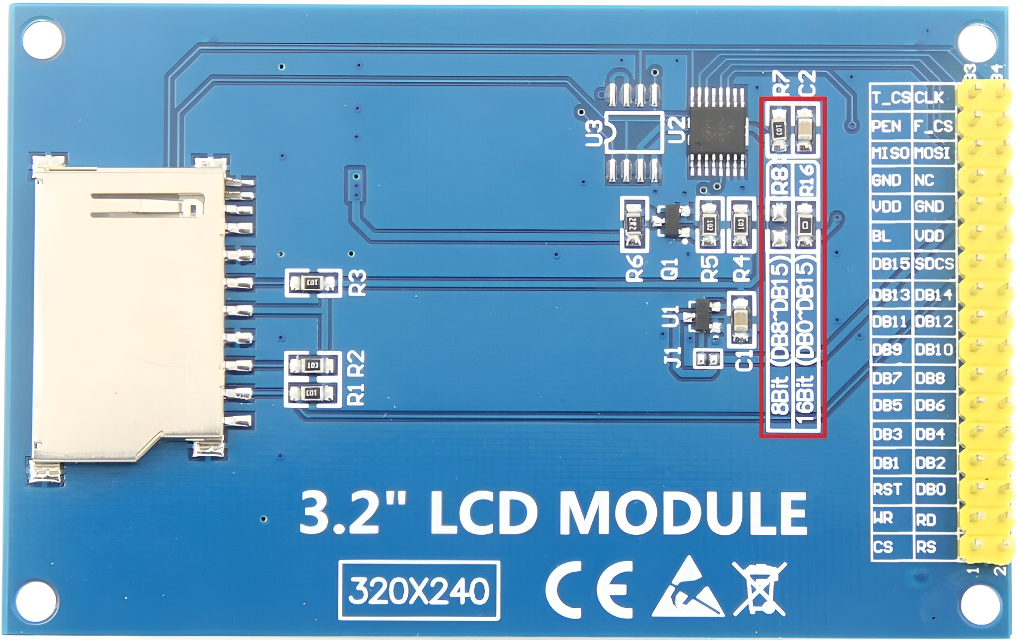 Image of TFT 3.2" 16BIT LCD ILI9341