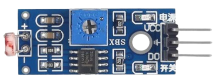 Image of Photoresistor Light Sensor 3Pin 3.3V-5V 5MM LDR LM393