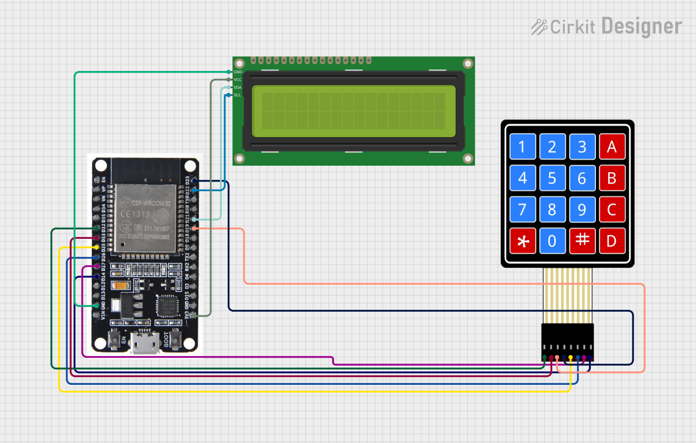 Image of guest count: A project utilizing Keypad in a practical application