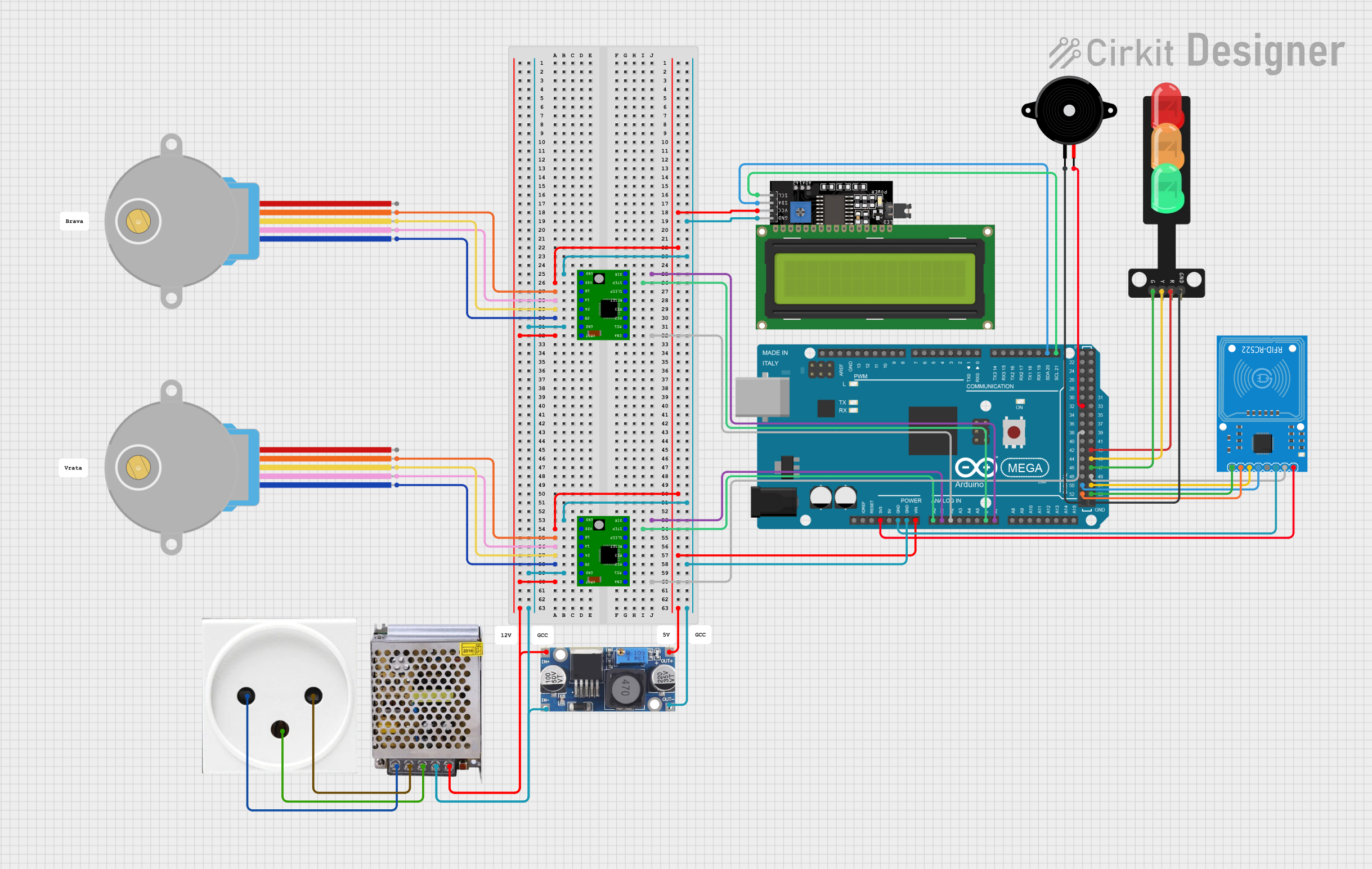 Image of test: A project utilizing A4988 Stepper Motor Driver Carrier in a practical application