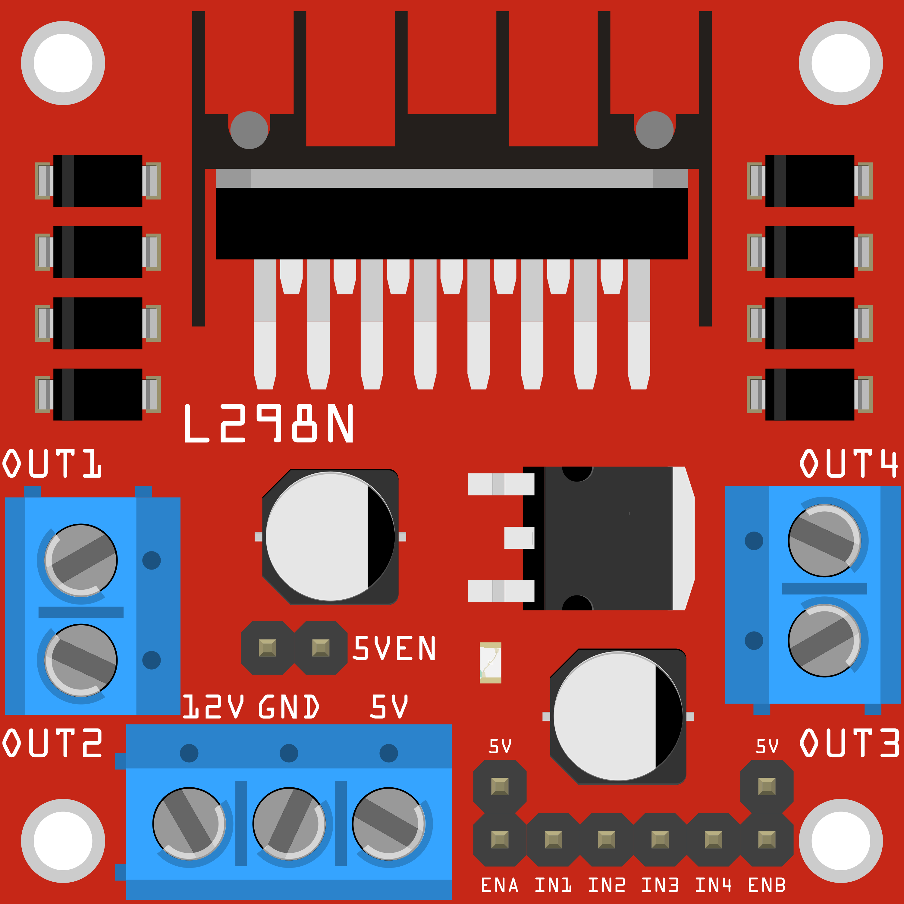 Image of L298N DC motor driver