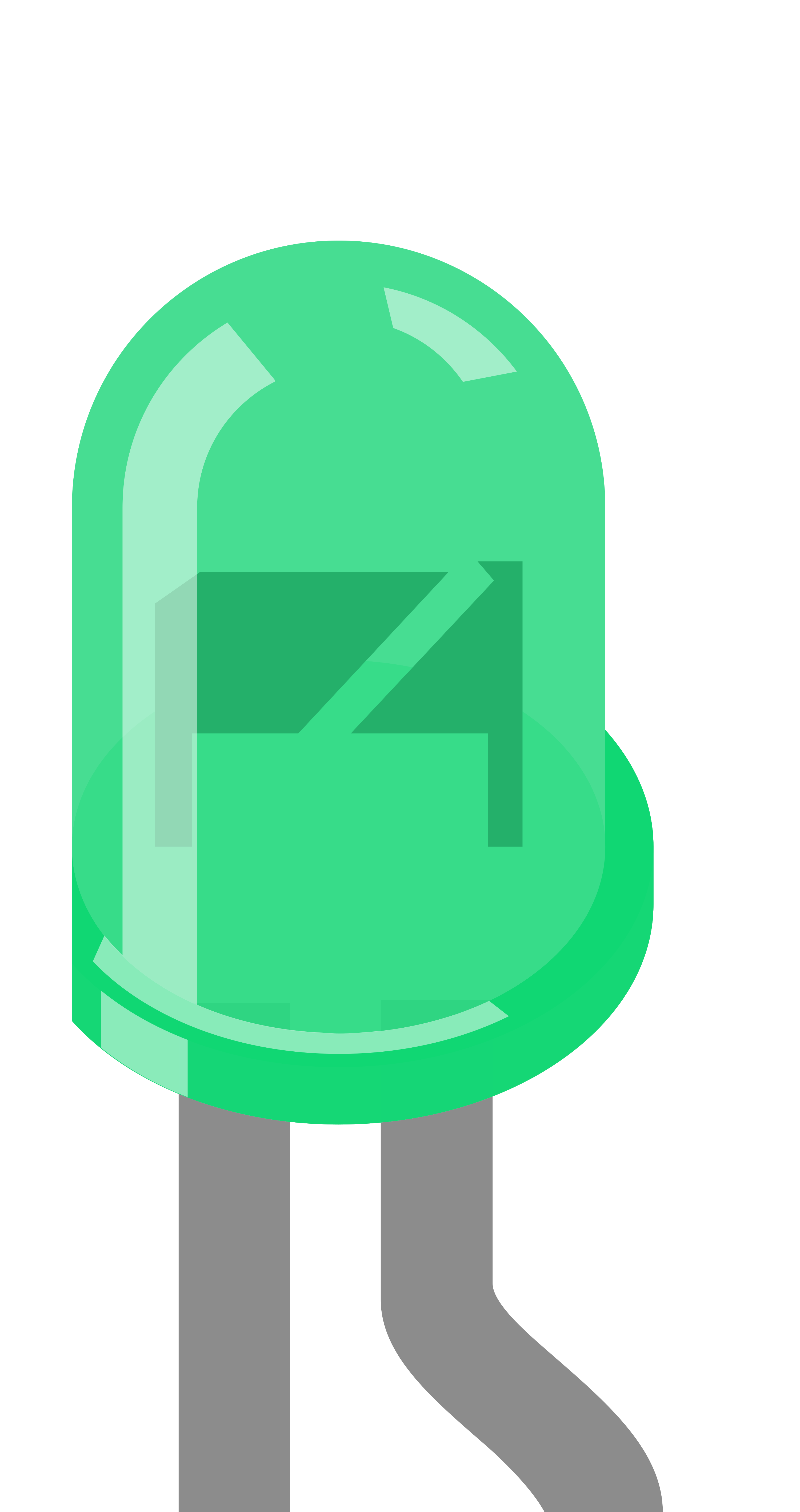 Image of LED: Two Pin (green)