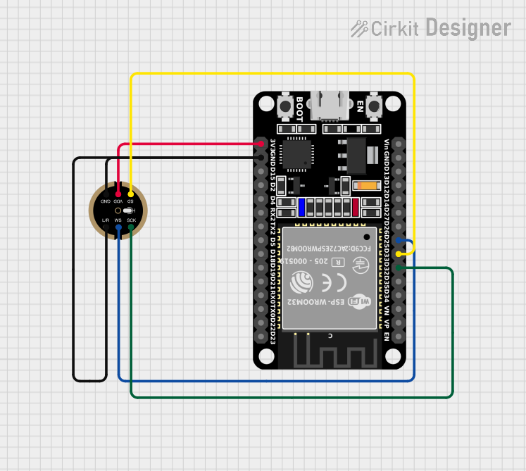 Image of inmp441 mic with esp32: A project utilizing Adafruit I2S Mic -  SPH0645 in a practical application