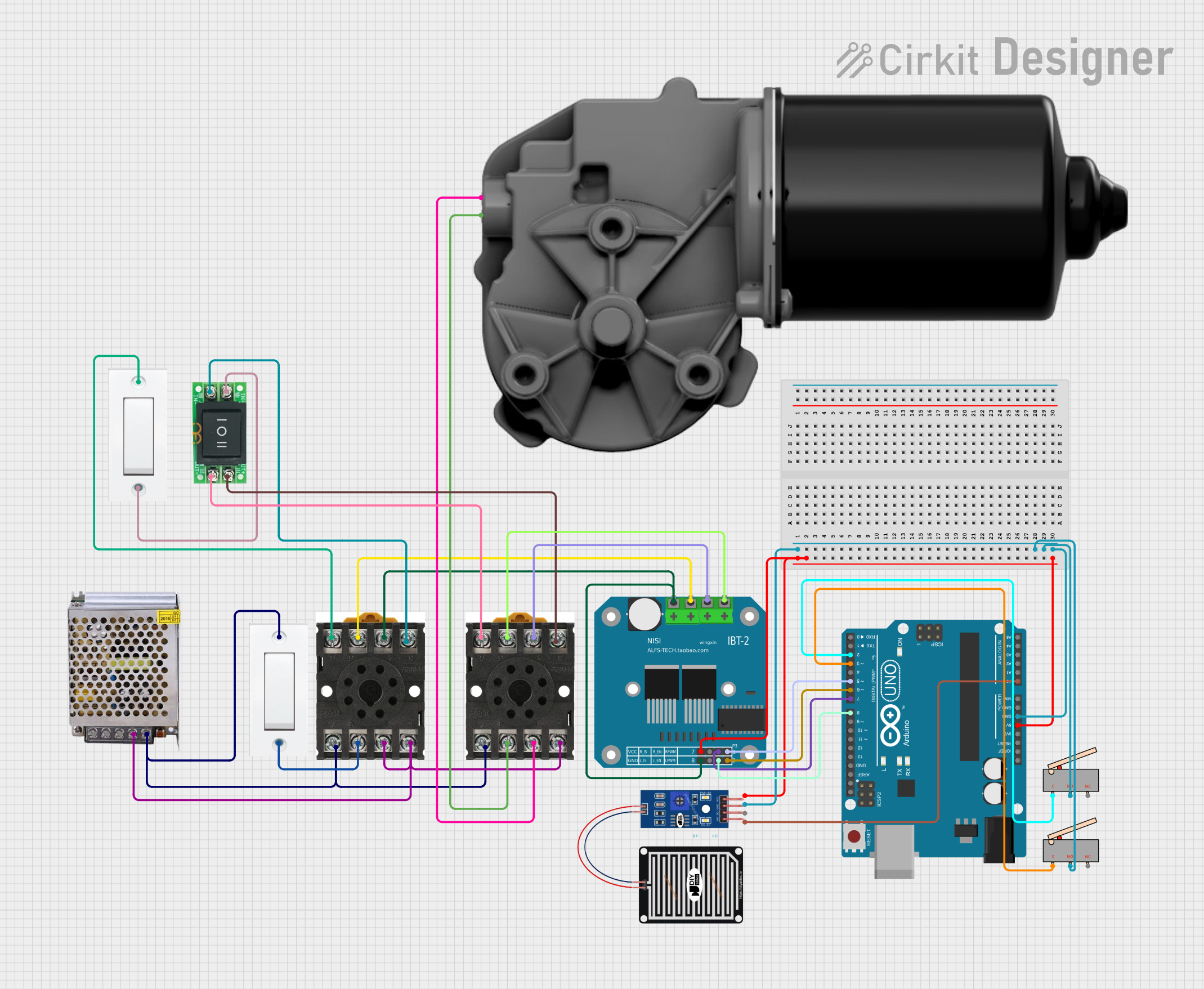 Image of LITAR JADI: A project utilizing DC worm gear motor  in a practical application