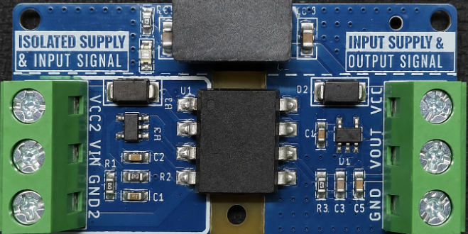 Image of Analog Signal Isolator PCB Module for Arduino ESP32 STM32 - 5V ISO