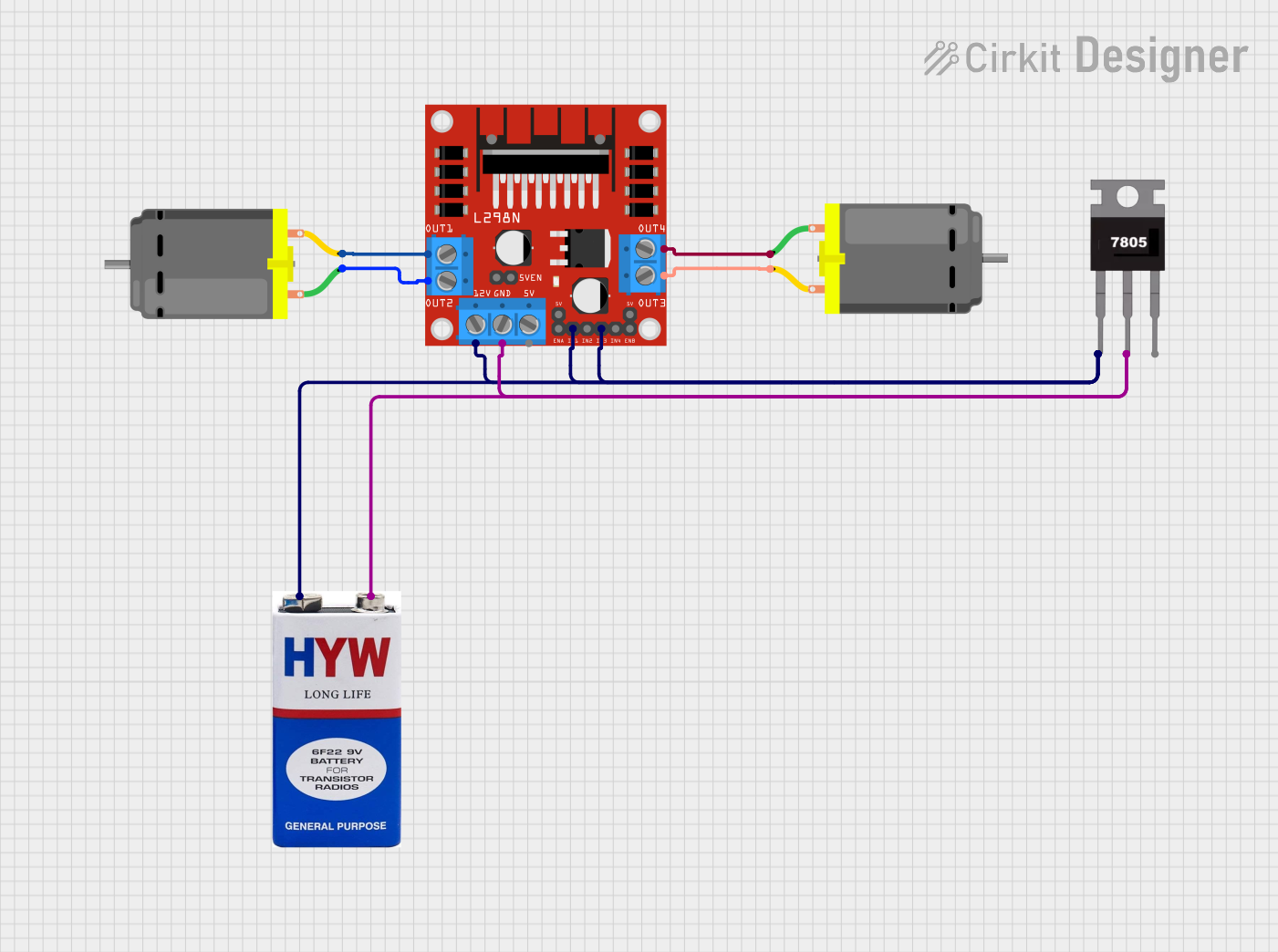 Image of Motor driver: A project utilizing lego 5v motor in a practical application