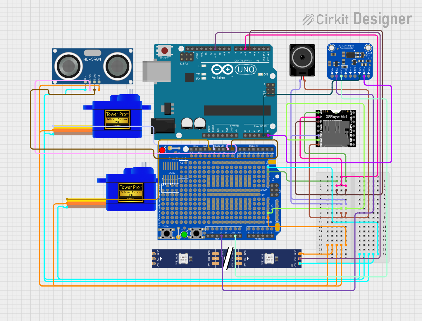 Image of project 1: A project utilizing SparkFun EL Sequencer in a practical application