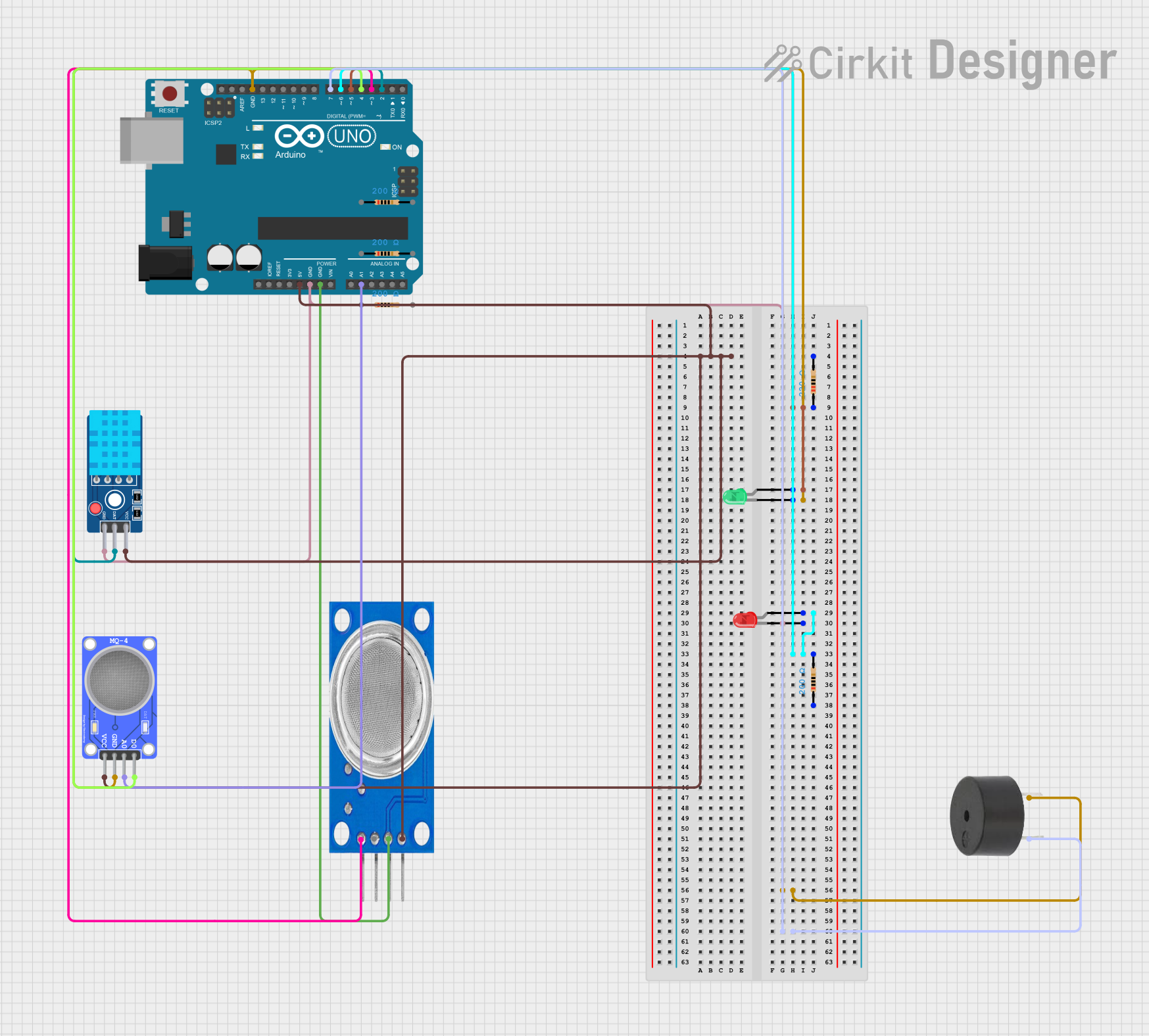 Image of IOT project: A project utilizing MQ-136 SENSOR HYDROGEN SULFIDE GAS in a practical application