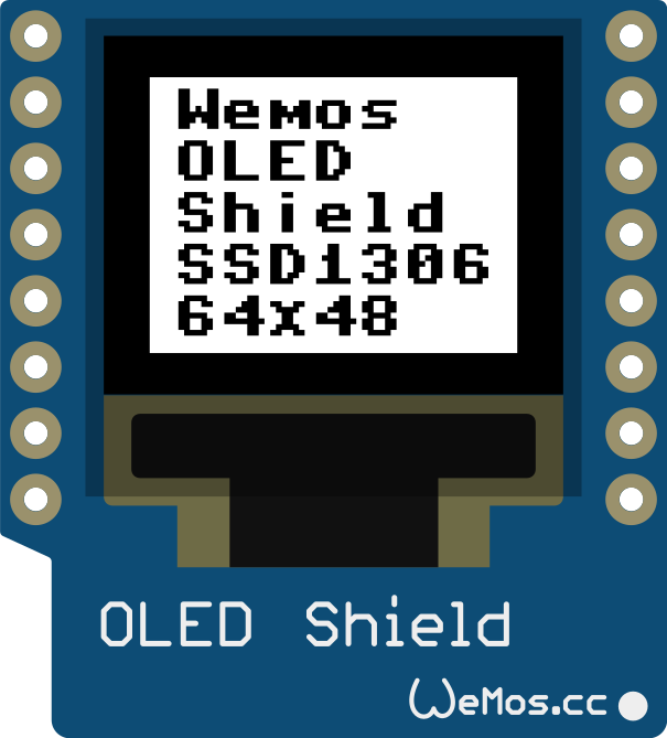 Image of WeMos D1 Mini OLED Shield
