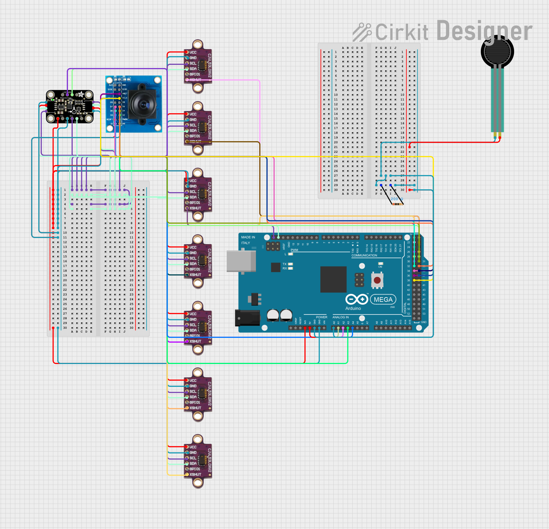 Image of Junior Design - Sensors: A project utilizing Adafruit HMC5883L Triple-axis Magnetometer in a practical application