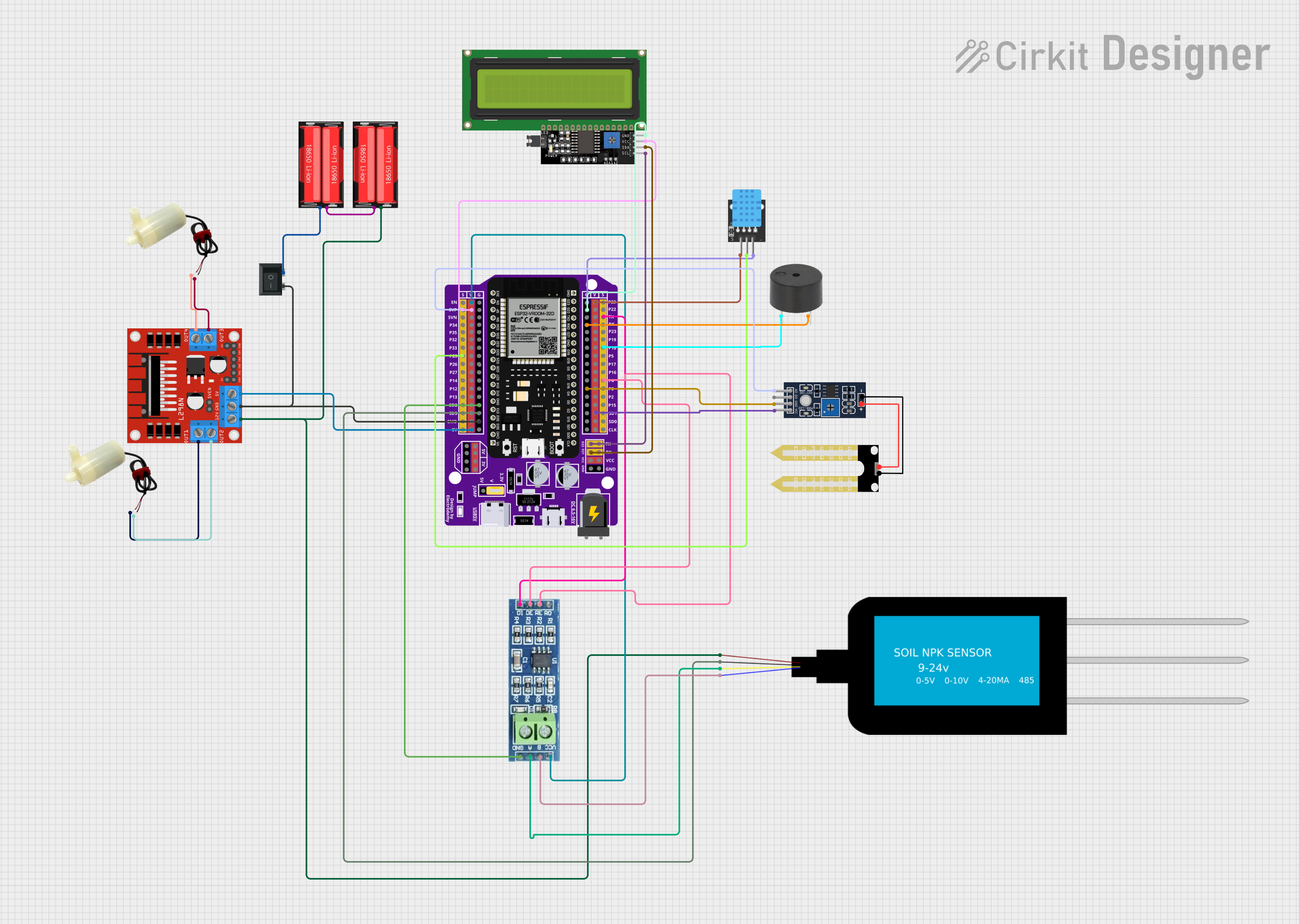 Image of fyp: A project utilizing ESP32 - 38 pins Expansion Board in a practical application