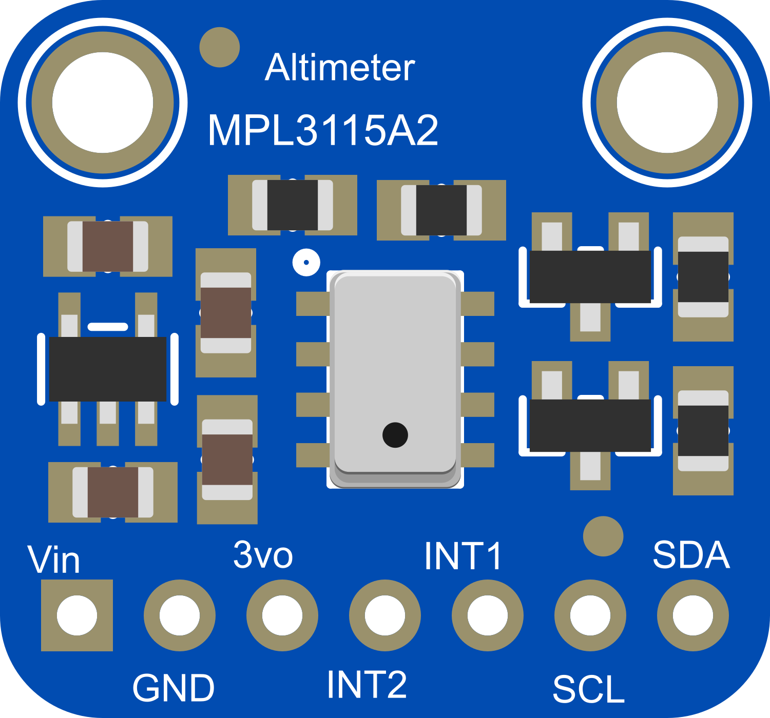 Image of Adafruit MPL3115A2 I2C Barometric Pressure, Altitude, Temperature Sensor