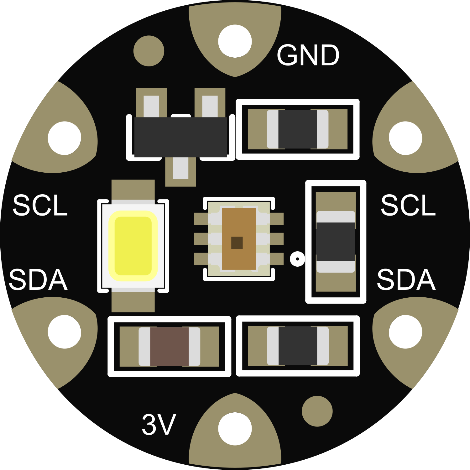 Image of Flora TCS34725 Color Sensor