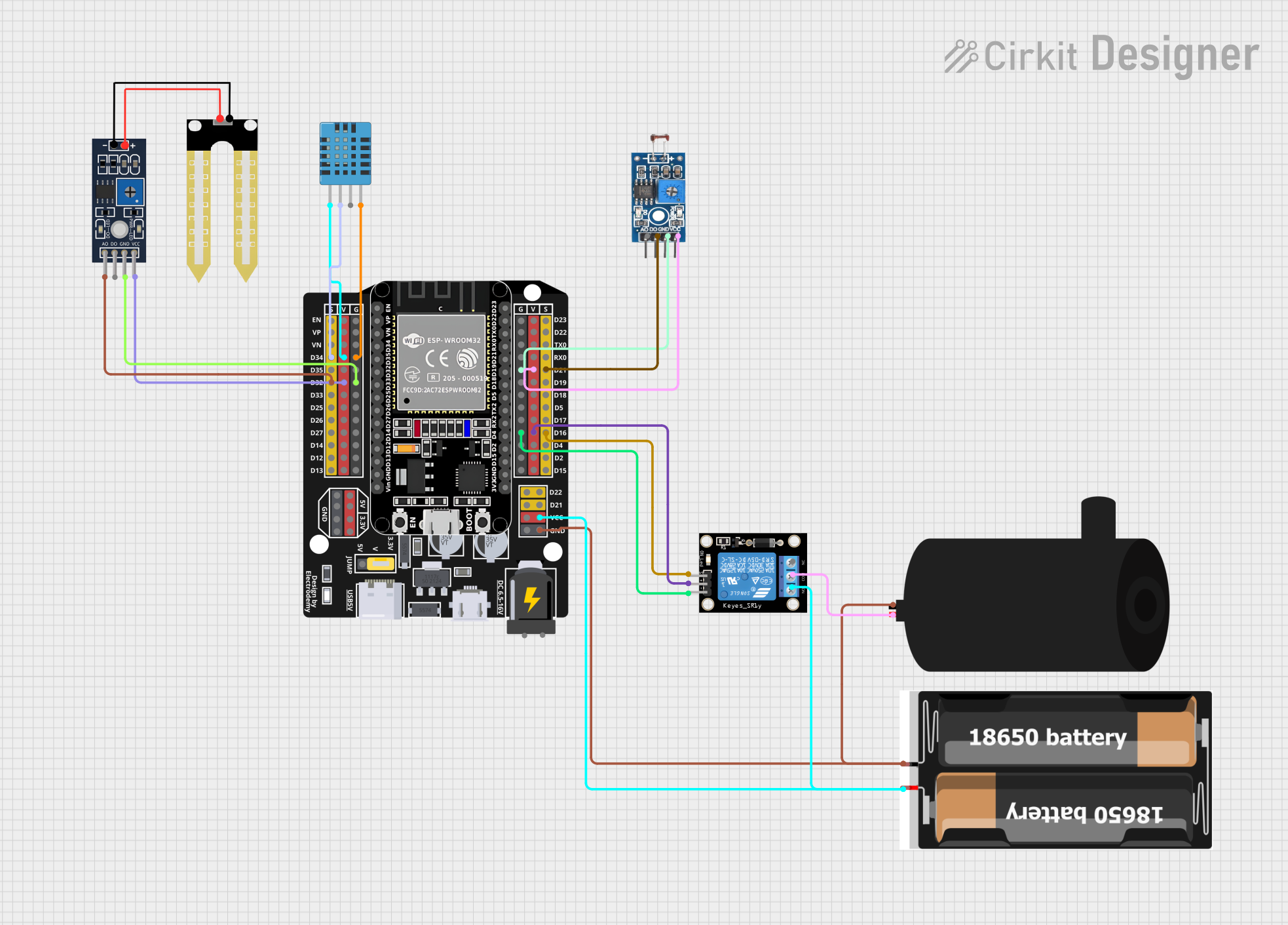 Image of Plant Monitoring System: A project utilizing Sensor temperatura y humedad in a practical application