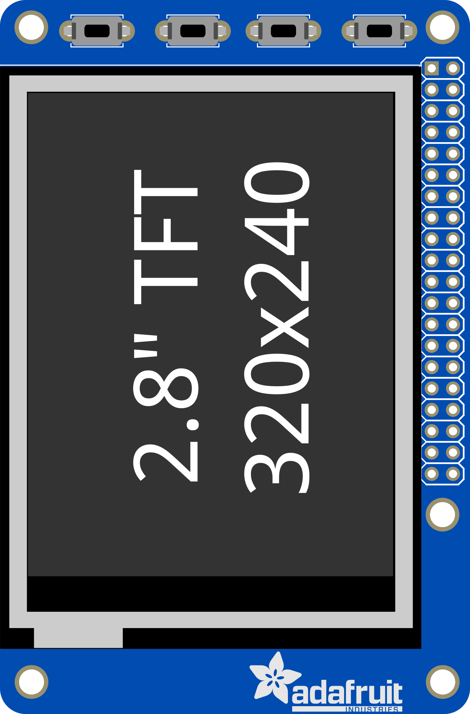 Image of Adafruit PiTFT Plus 2.8inch