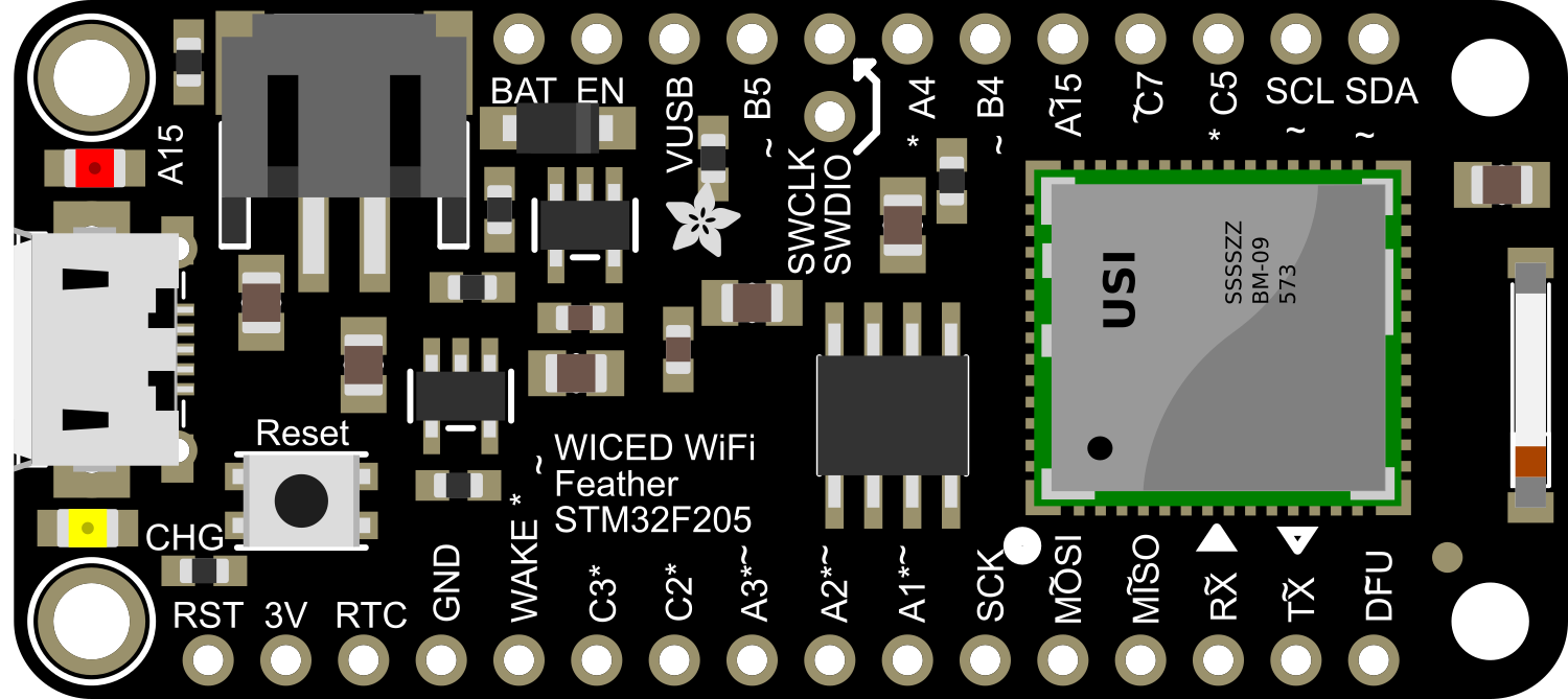 Image of Adafruit WICED Feather