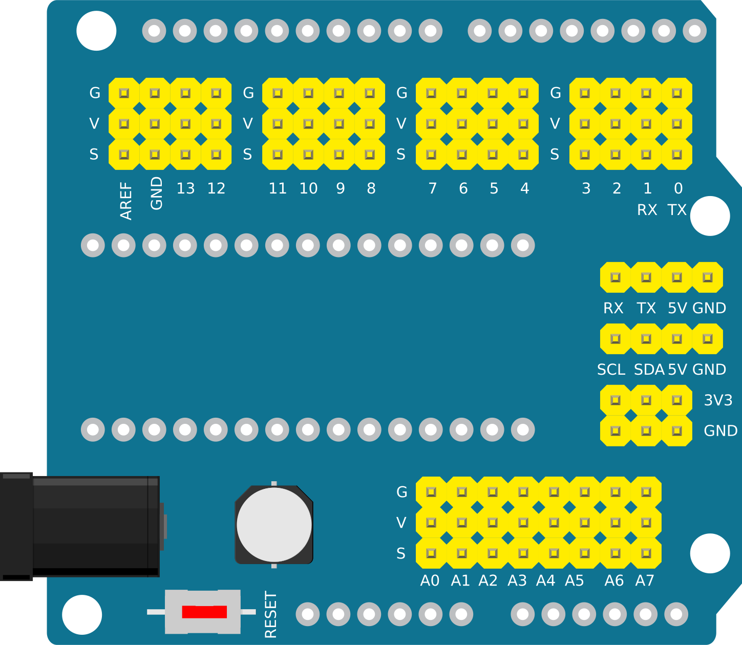 Image of NANO Shield Board W/ Power Switch