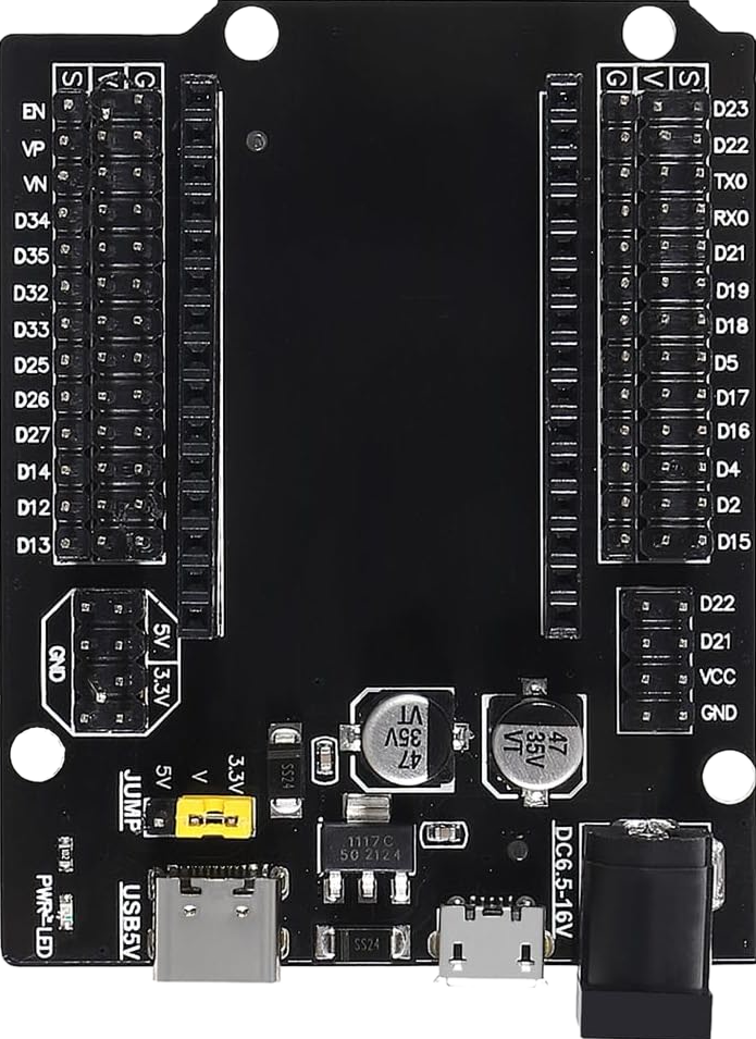 Image of ESP-32 DEVKIT-V1 Expansion Board(with all pins)