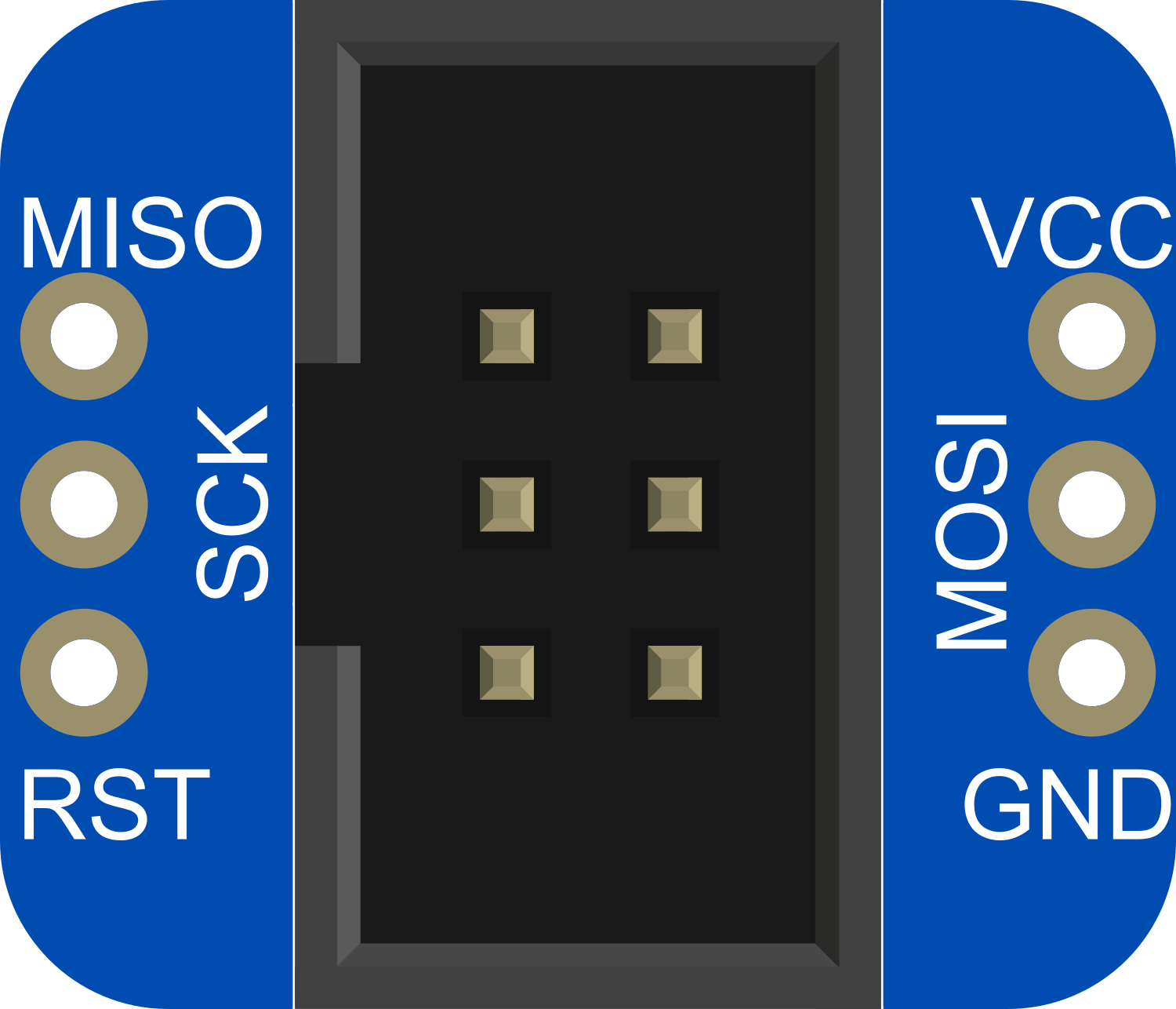 Image of Adafruit AVR 6-ISP Breakout