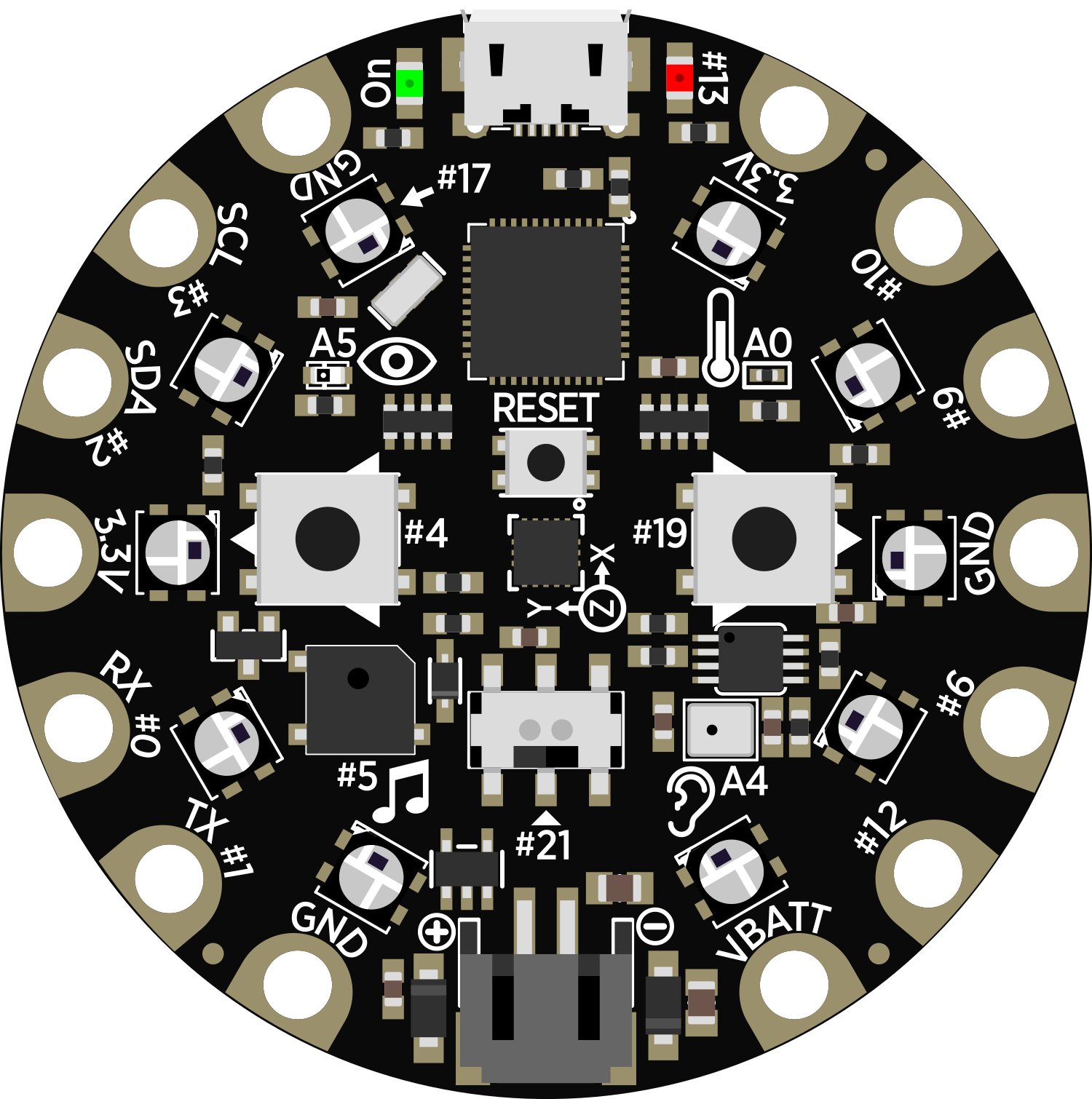 Image of Adafruit Circuit Playground Dev Edition