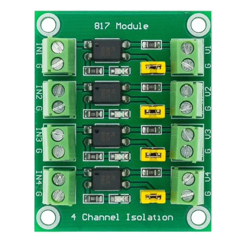 Image of optocoupler pc817 4 channel