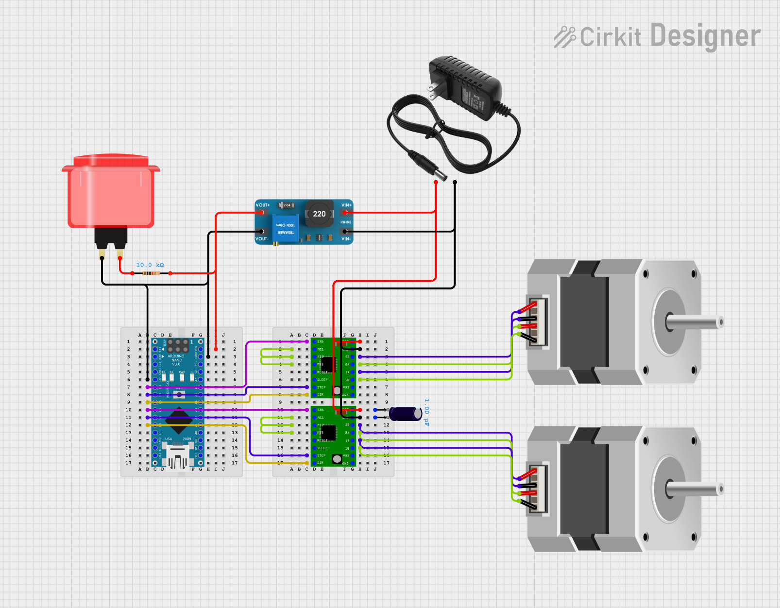 Image of OpenClino: A project utilizing A4988 Stepper Motor Driver Carrier in a practical application