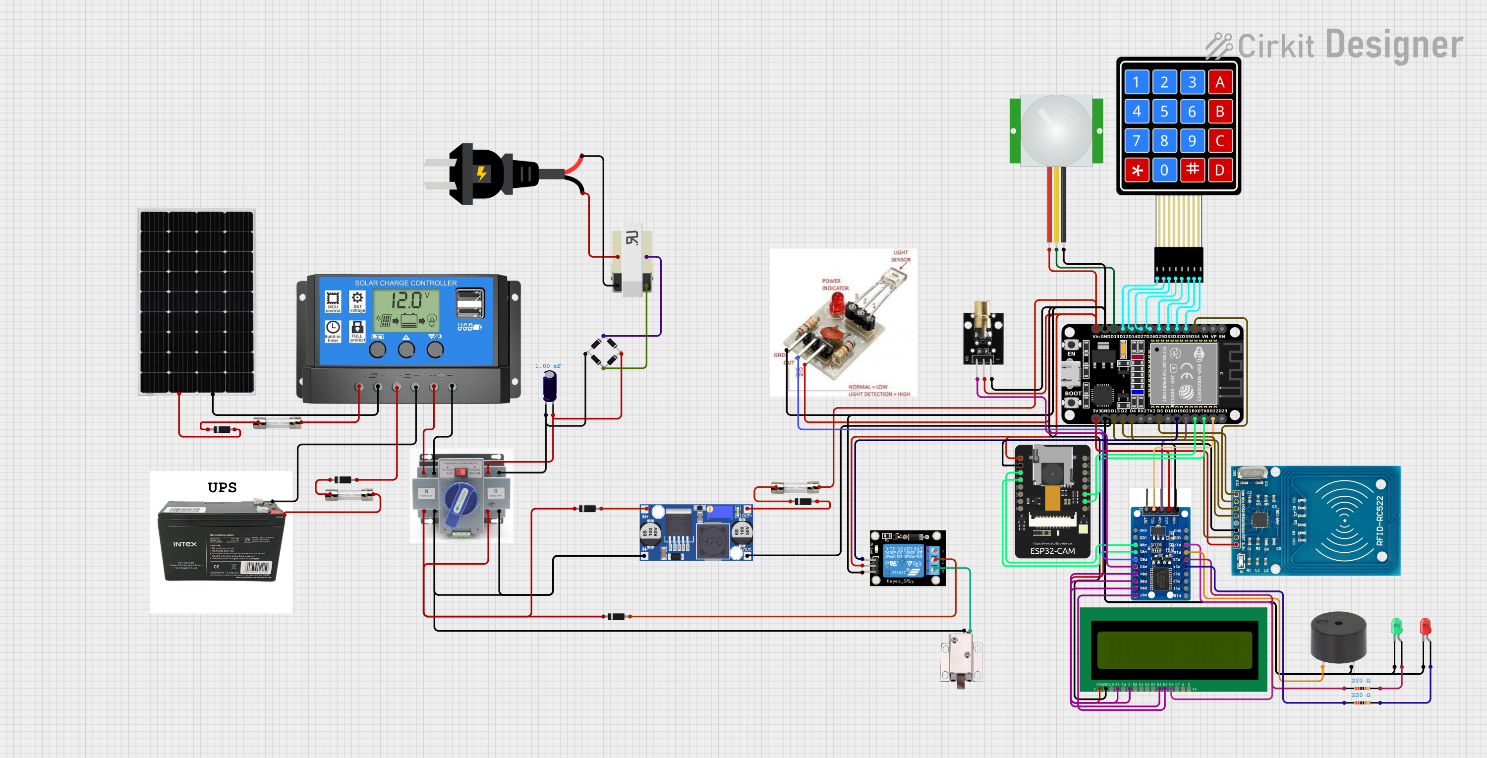 Image of CPE doorlock system: A project utilizing LM358 in a practical application