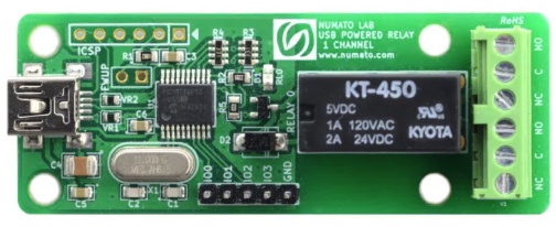 Image of 1 Channel USB Powered Relay Module (NL)
