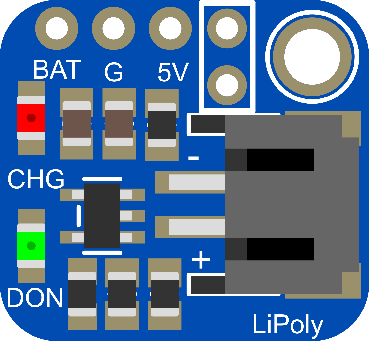 Image of Adafruit LiPoly Backpack