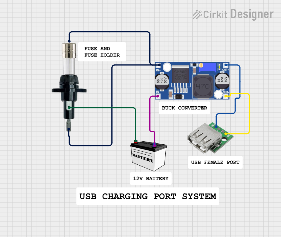 Image of USB Charging port: A project utilizing 5V Adapter in a practical application