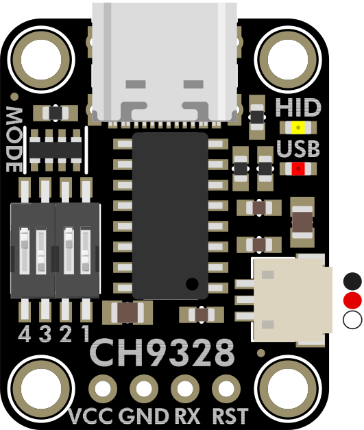 Image of Adafruit CH9328 UART to HID Keyboard Breakout