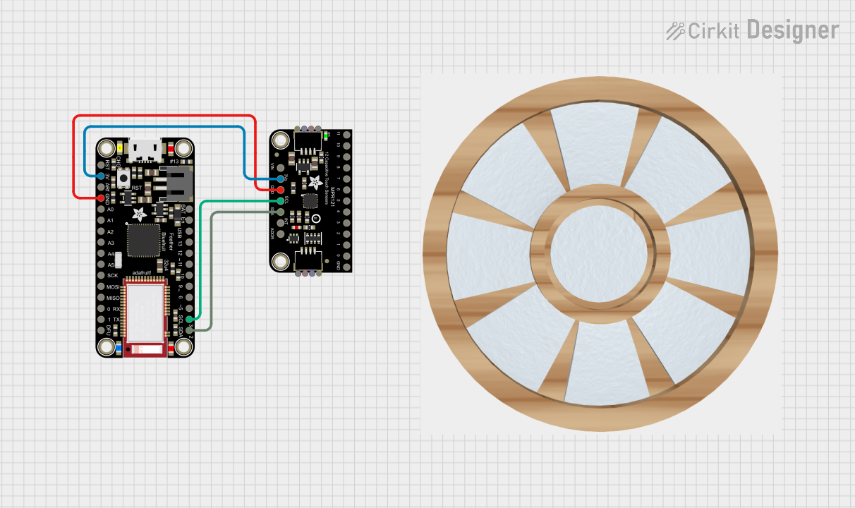 Image of MPR121: A project utilizing Adafruit AT42QT1010 Standalone Momentary Capacitive Touch Sensor in a practical application