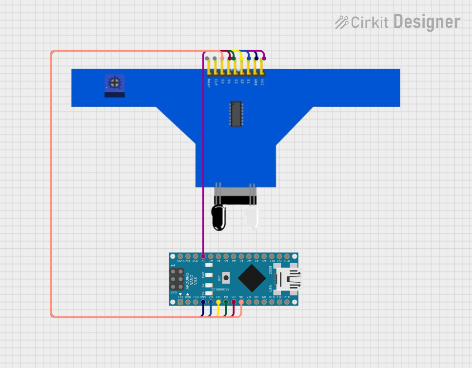 Image of line follwer: A project utilizing 5 channel IR array in a practical application