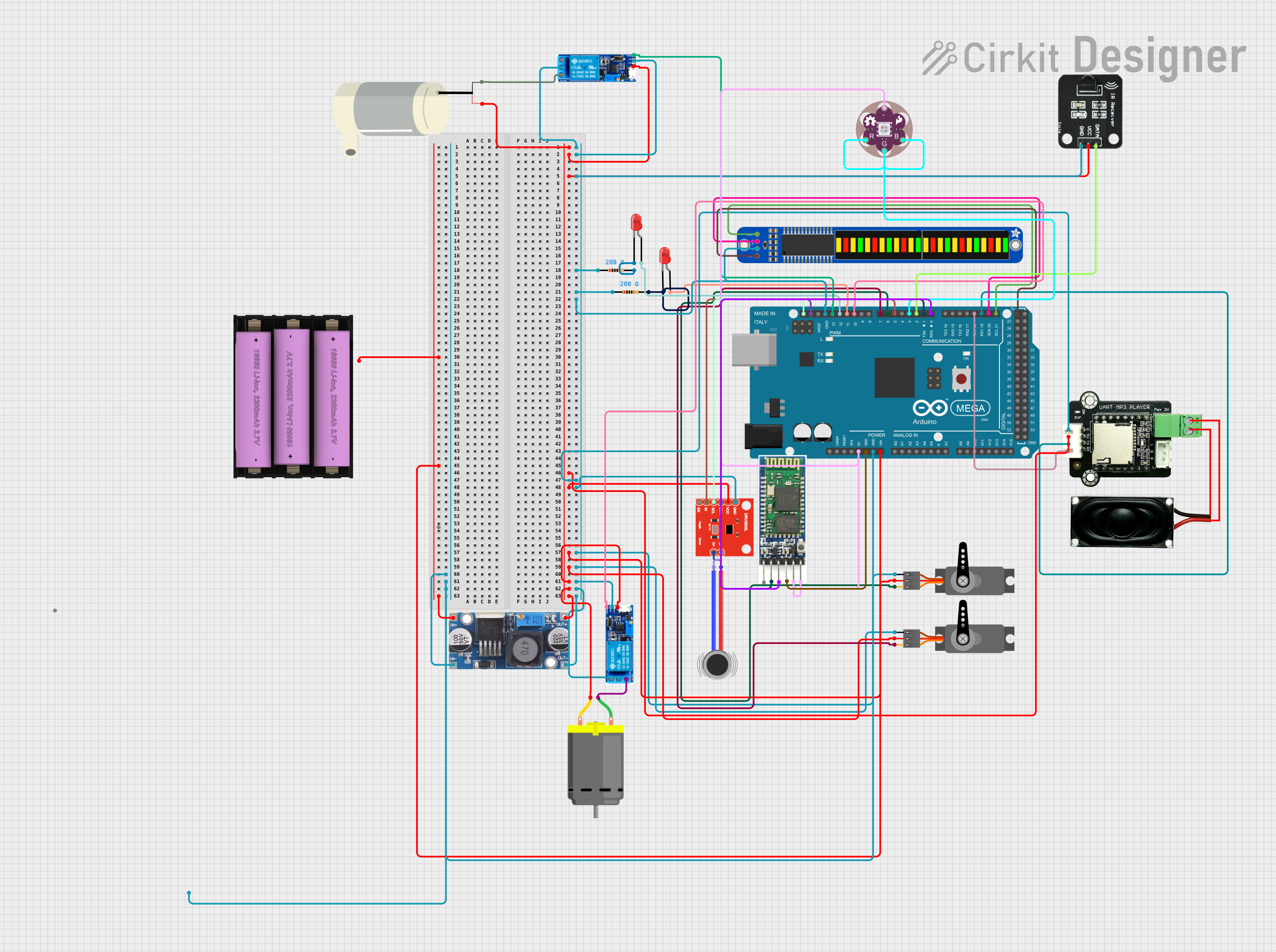 Image of Trap Wiring: A project utilizing SparkFun EL Sequencer in a practical application