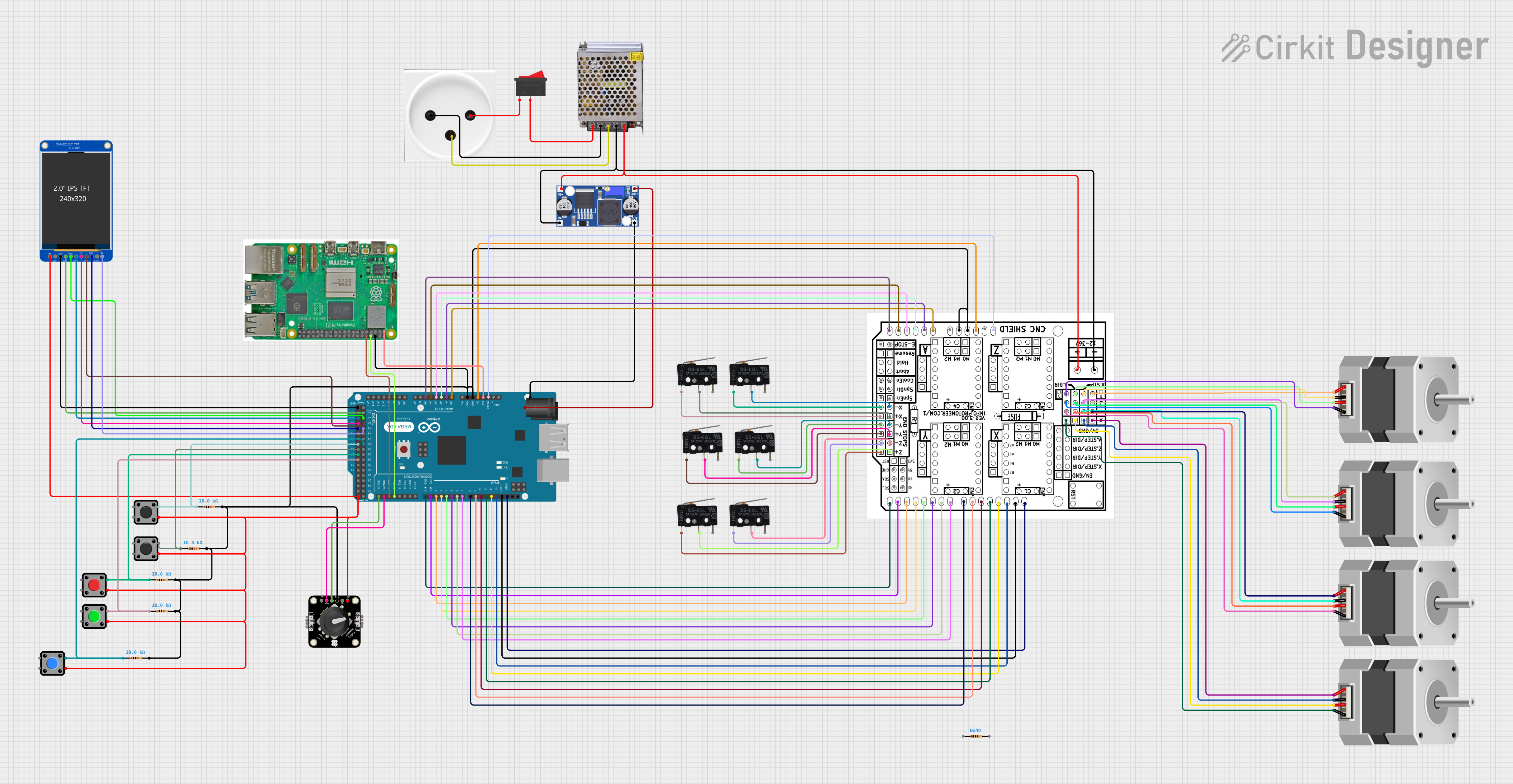 Image of Mixing Device Prototype: A project utilizing CNC shield V3 in a practical application