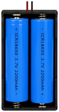 Image of 18650 7.4V 2S Li-ion Battery