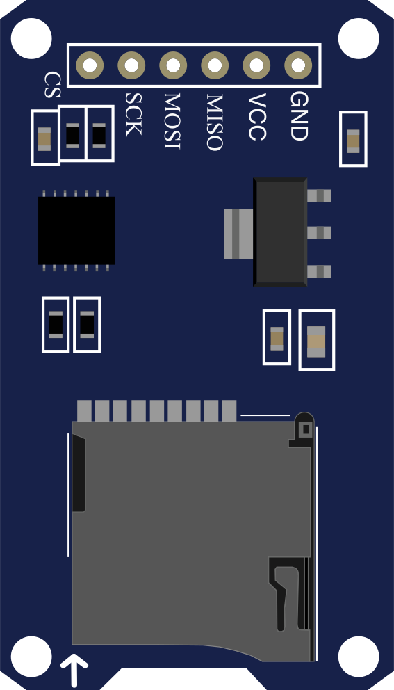 Image of MicroSD Card Module