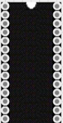 Image of DIP SOCKET IC 28 pin