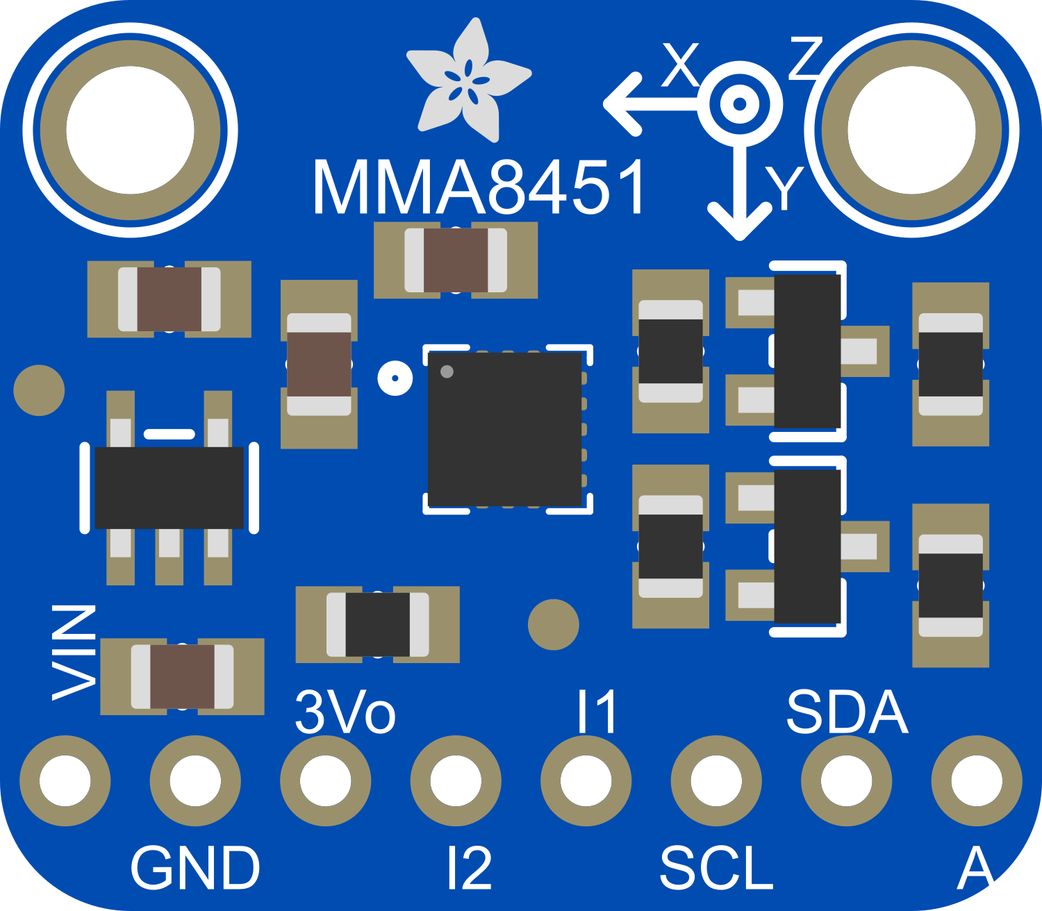 Image of Adafruit MMA8451 Accelerometer