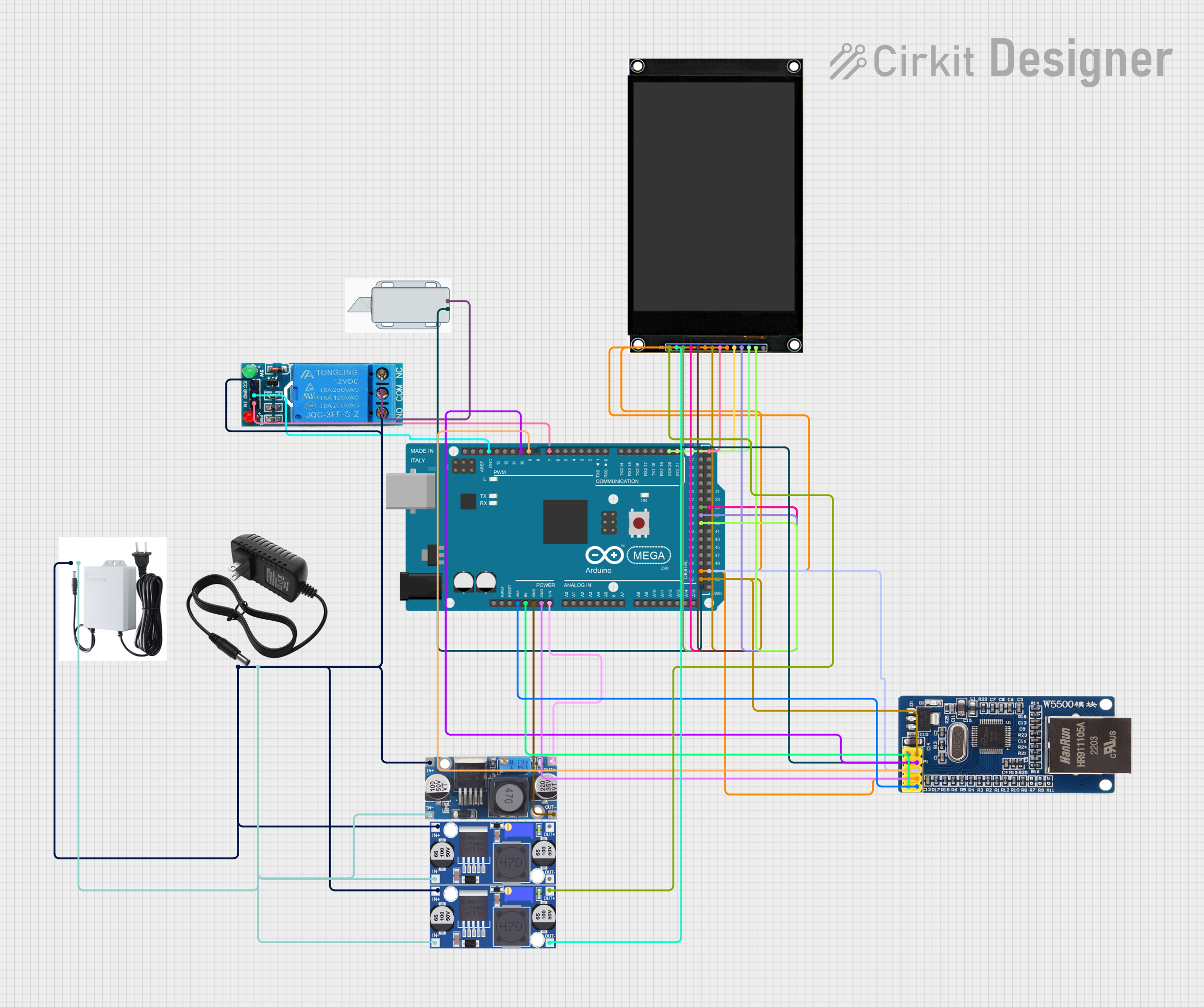 Image of Copy of SMART LOCK FINAL LAYOUT picture only: A project utilizing SYN115 in a practical application