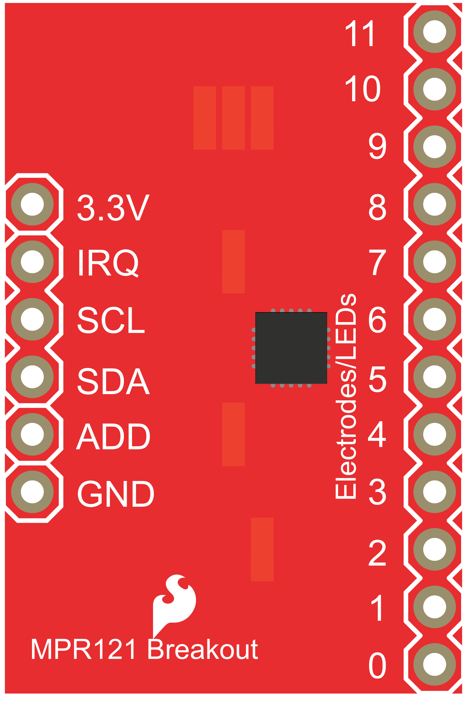 Image of MPR121 Capacitive Touch Sensor Breakout Board