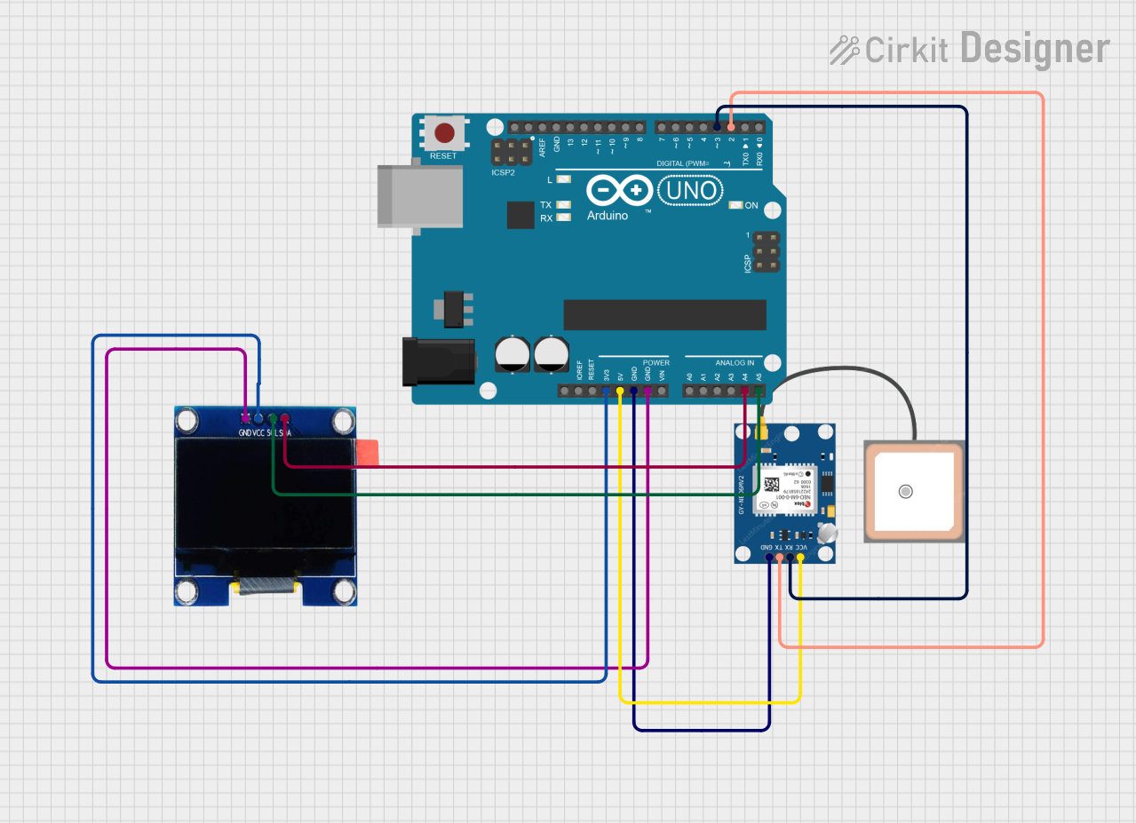 Image of Speedometer using ardunio uno: A project utilizing GPS NEO 6M  in a practical application