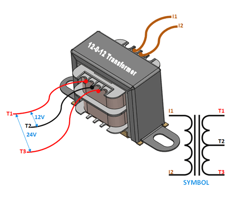 Image of 12 0 12 transformer