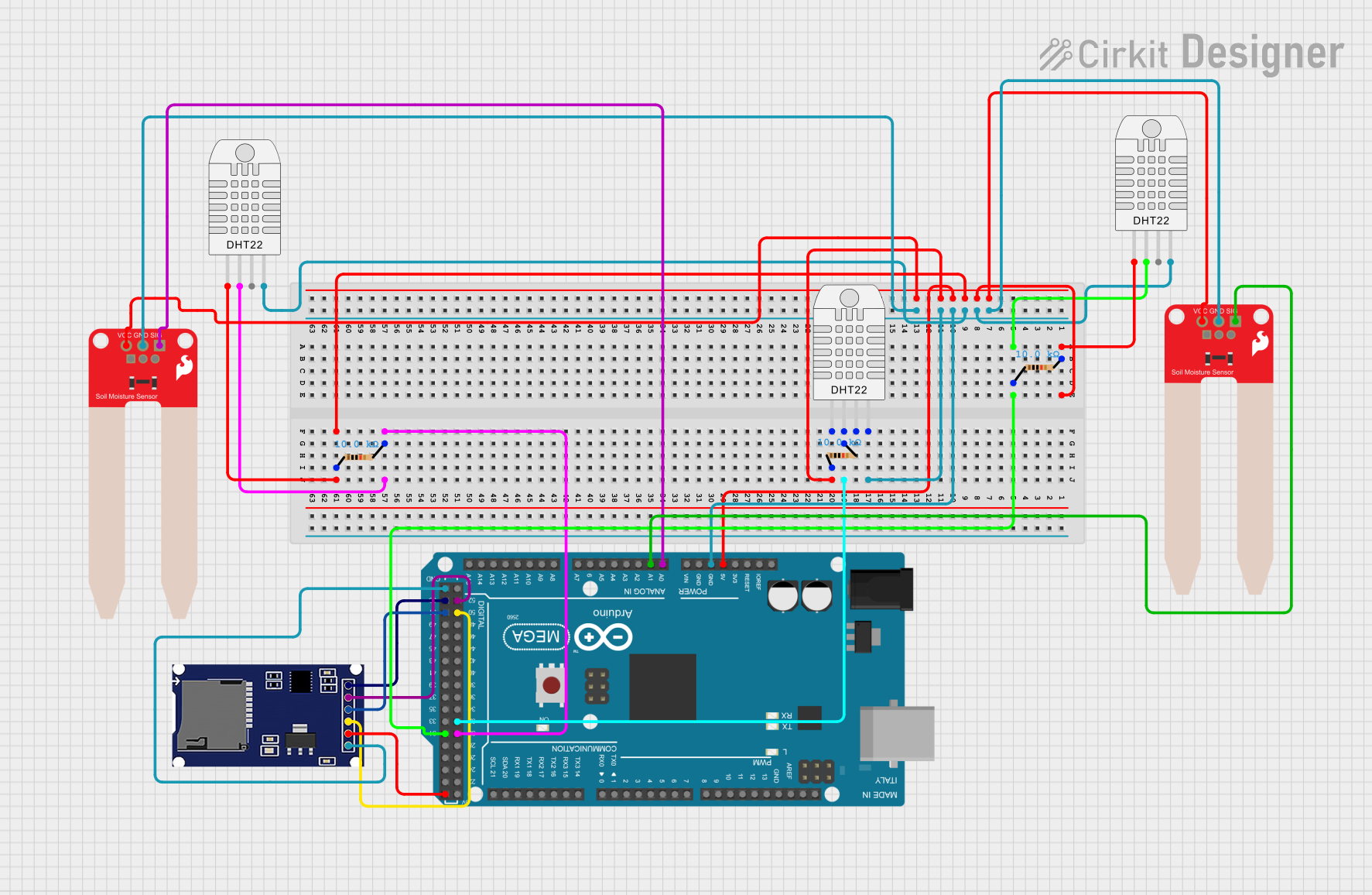 Image of MA: A project utilizing Adafruit STEMMA Soil Sensor in a practical application