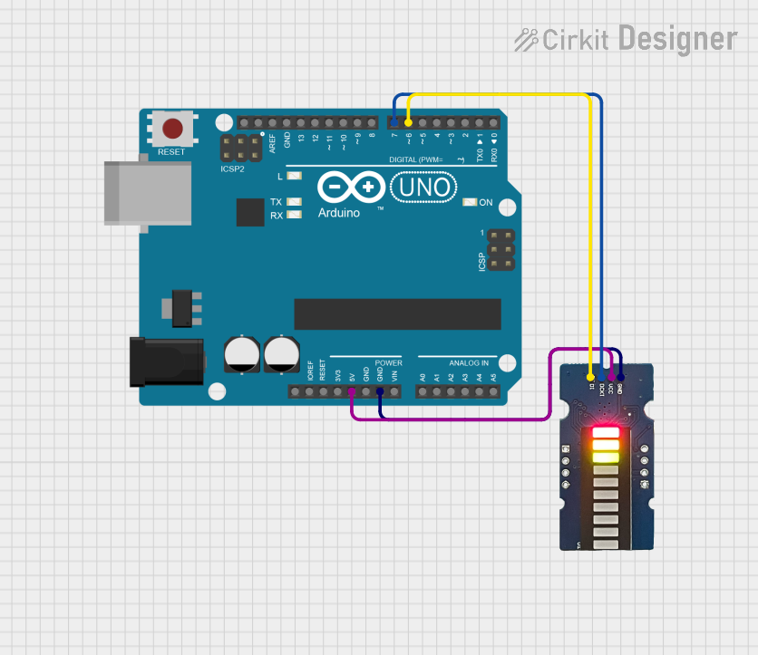 Image of Grove LED BAR: A project utilizing Grove LED bar in a practical application