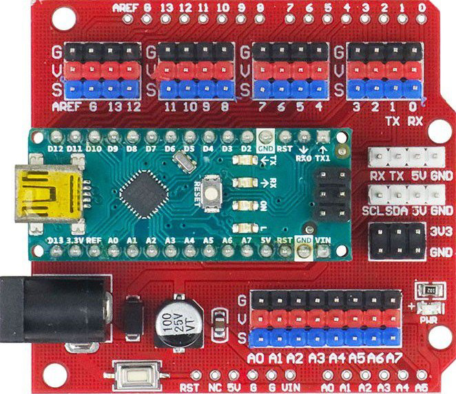 Image of IO Expansion Shield for Arduino Nano