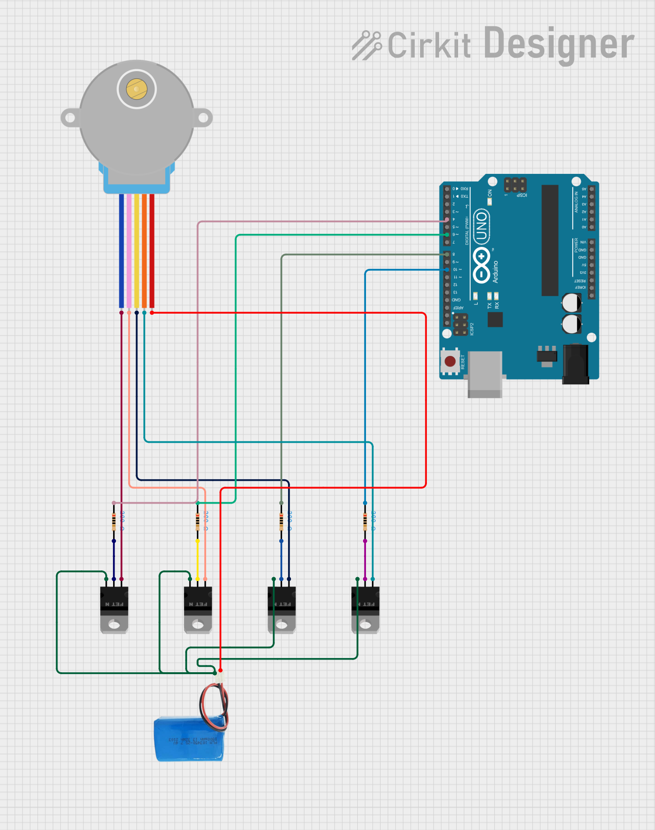 Image of hamza: A project utilizing STP16NF06 N-Channel Power MOSFET in a practical application